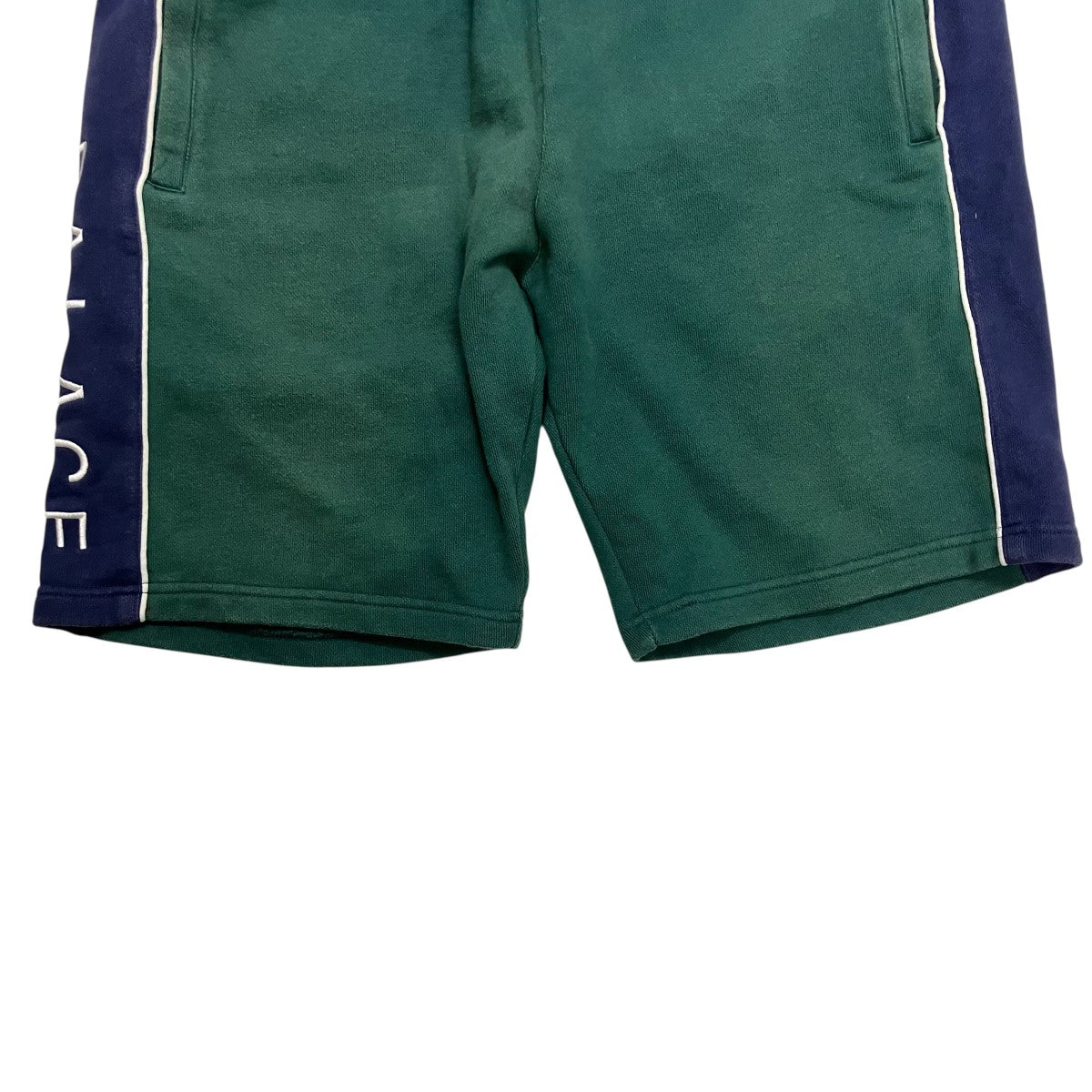 PALACE(パレス) Quart Shortハーフパンツ グリーン×ネイビー サイズ L PALACE(パレス) Quart Shortハーフパンツ グリーン×ネイビー サイズ L