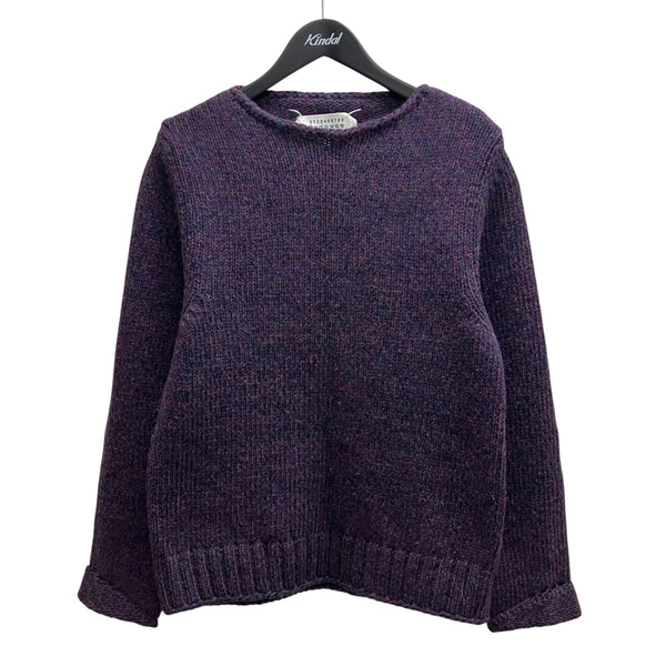 【販売3/31まで】 MM6 マルジェラオーバーサイズニット　パープル Maison Margiela(メゾンマルジェラ) ニット S50GP0036 パープル サイズ