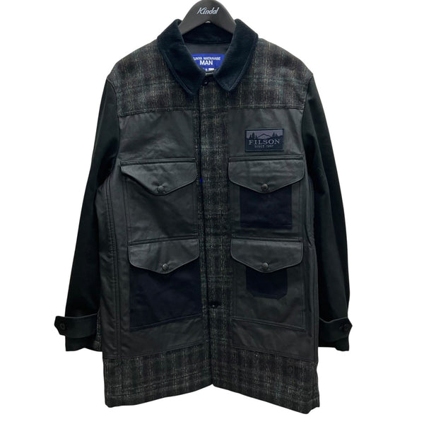 CDG JUNYA WATANABE MAN×FILSON 25AW WOOL TWEED CHECK COAT