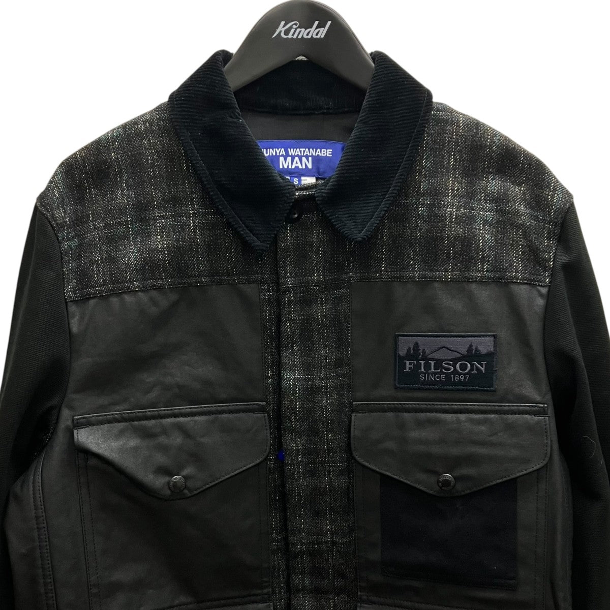 CDG JUNYA WATANABE MAN×FILSON 25AW WOOL TWEED CHECK COAT