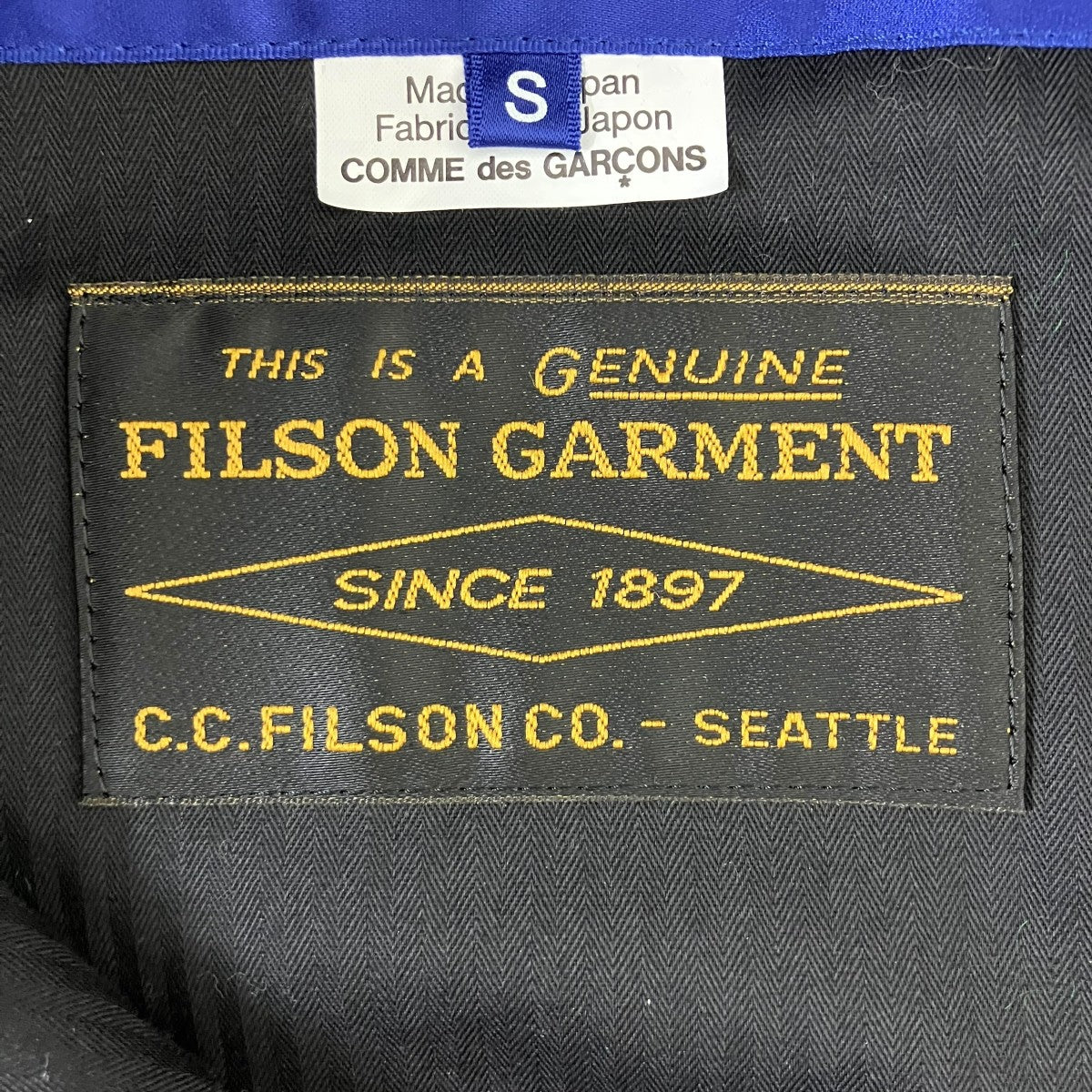 CDG JUNYA WATANABE MAN×FILSON 25AW WOOL TWEED CHECK COAT ジャケット 古着・中古-8枚目のアイテム画像