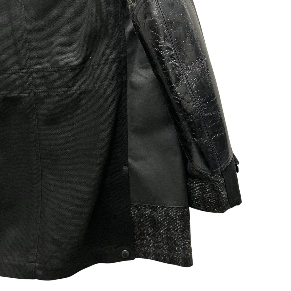 CDG JUNYA WATANABE MAN 25AW WOOL TWEED CHECK COAT ジャケット 古着・中古-6枚目のアイテム画像
