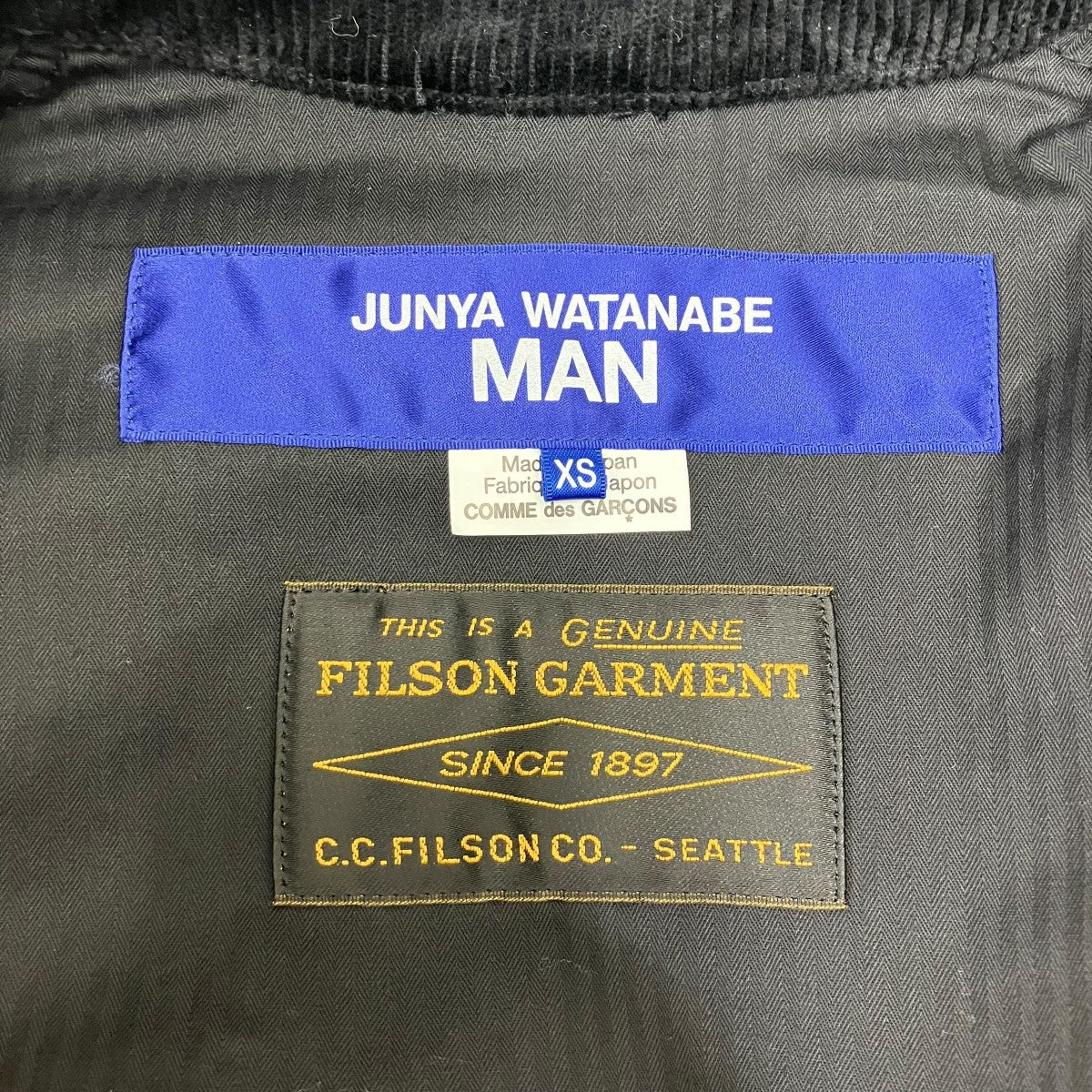 CDG JUNYA WATANABE MAN 25AW WOOL TWEED CHECK COAT ジャケット 古着・中古-8枚目のアイテム画像