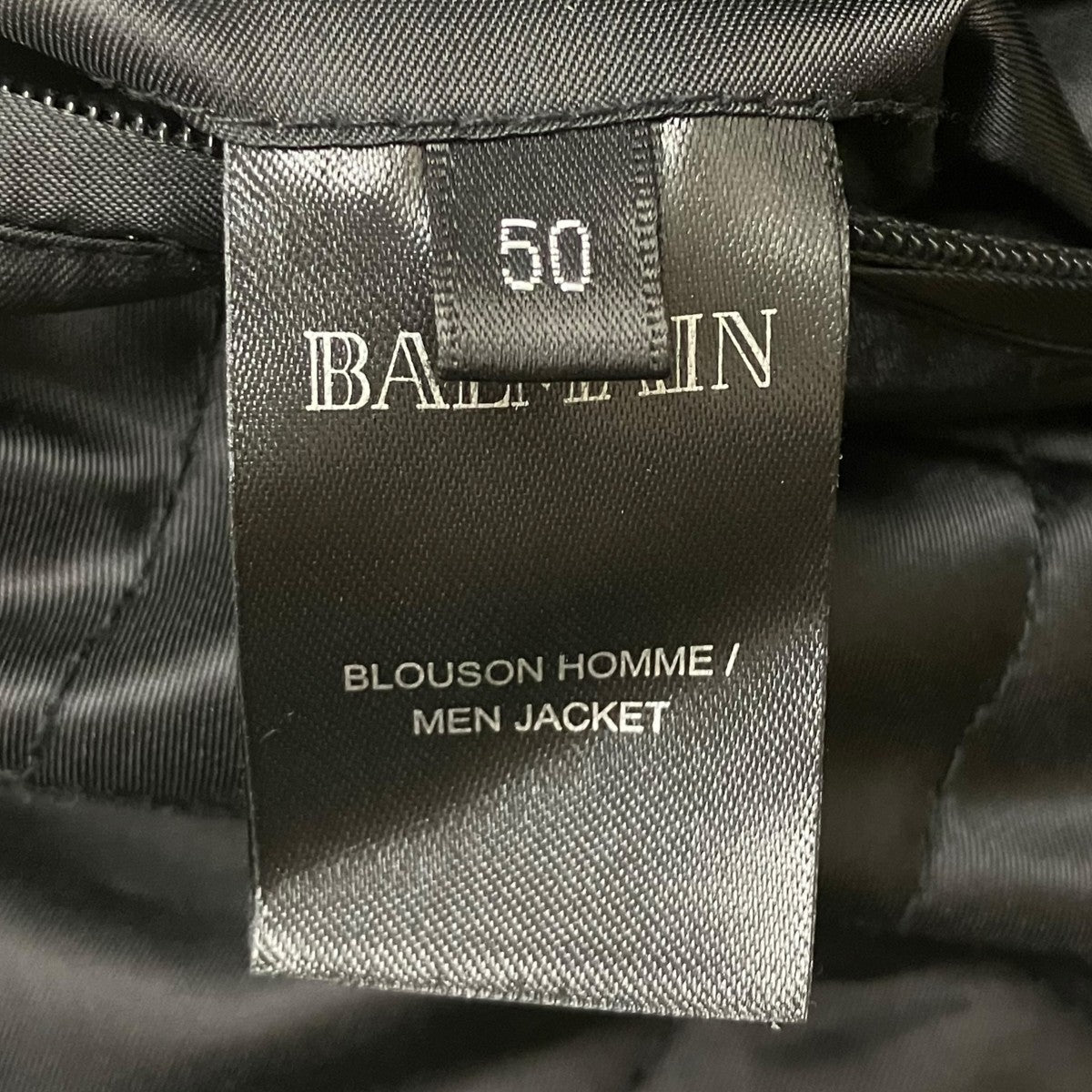 BALMAIN ウールボンバージャケット 古着・中古-7枚目のアイテム画像