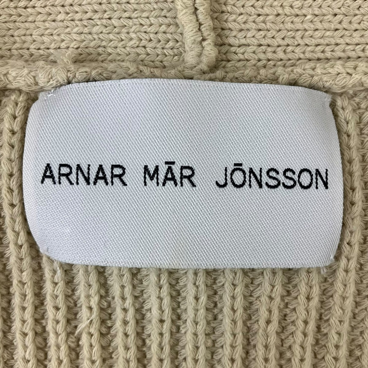 ARNAR MAR JONSSON ニットベスト 古着・中古-6枚目のアイテム画像