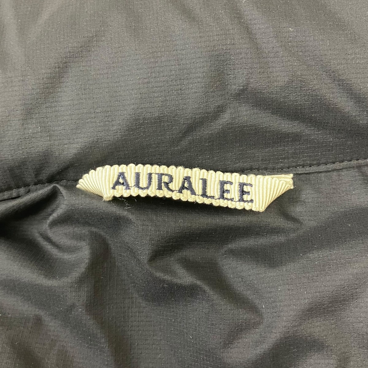 AURALEE SUPER LIGHT NYLON RIPSTOP DOWN VEST ダウンベスト 古着・中古-6枚目のアイテム画像