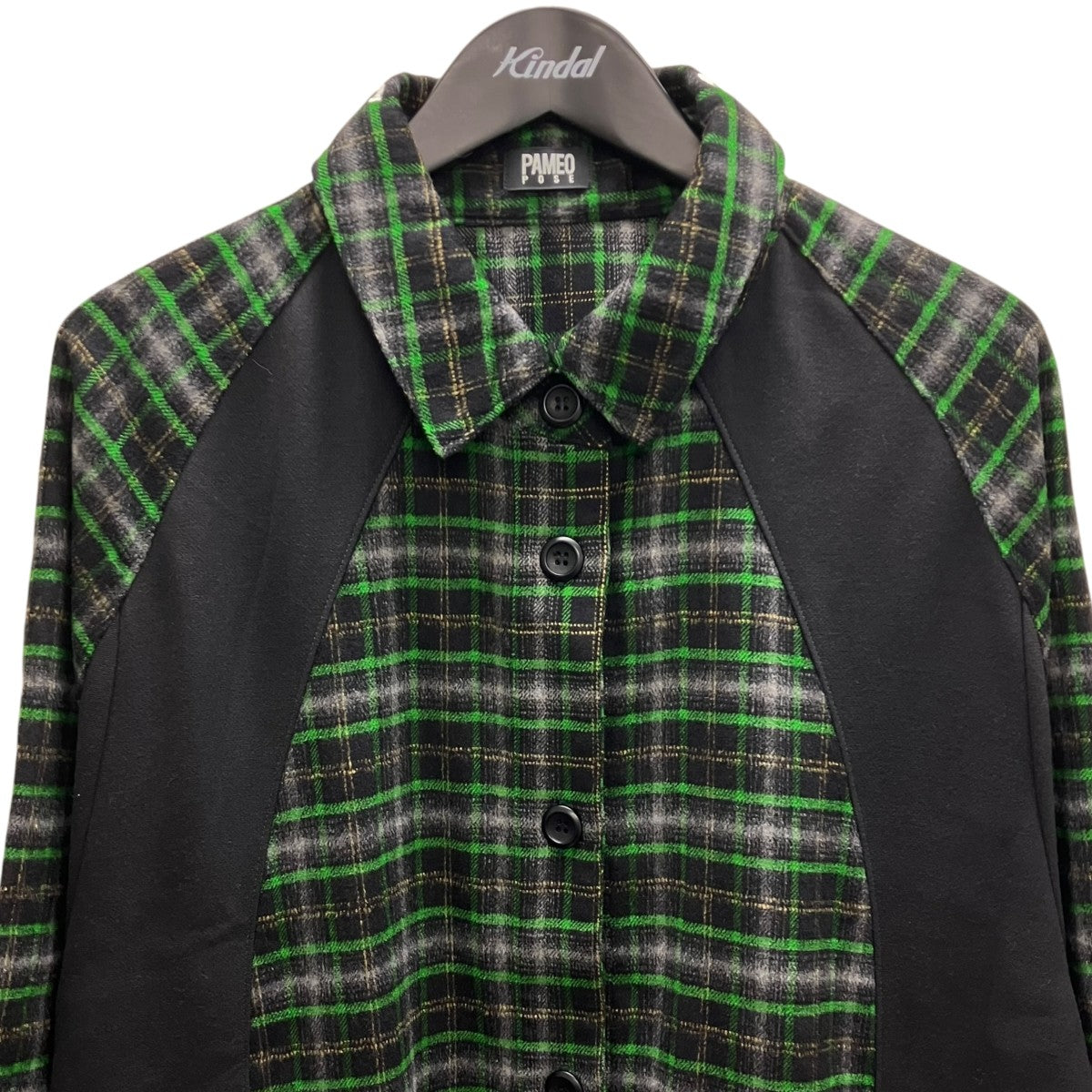 Aisance Shirts Coat Black ロングシャツ