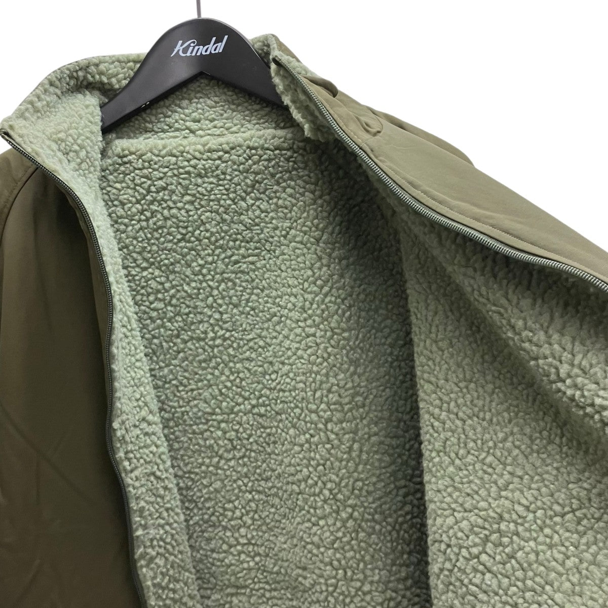 is-ness MINOT RE FLEECE JACKETリバーシブルフリースジャケット 古着・中古-8枚目のアイテム画像