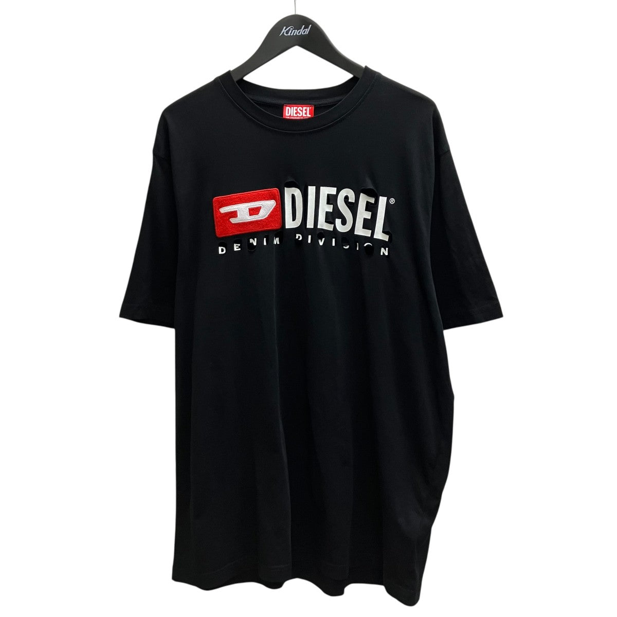 DIESEL T-JUST-DIVSTROYED ロゴカットソー 古着・中古-1枚目のアイテム画像