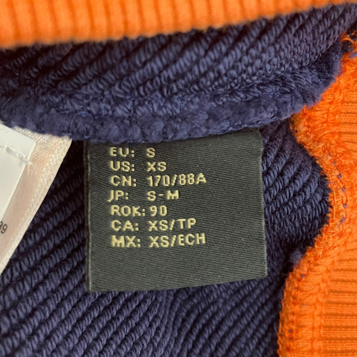 NAPAPIJRI 26SS BACCHUS NVY ORG クルーネックスウェット 古着・中古-6枚目のアイテム画像