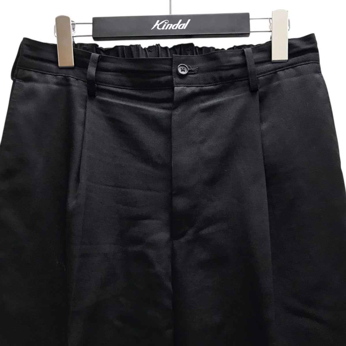 SELVAGE WOOL TAPERED SLACKS スラックス