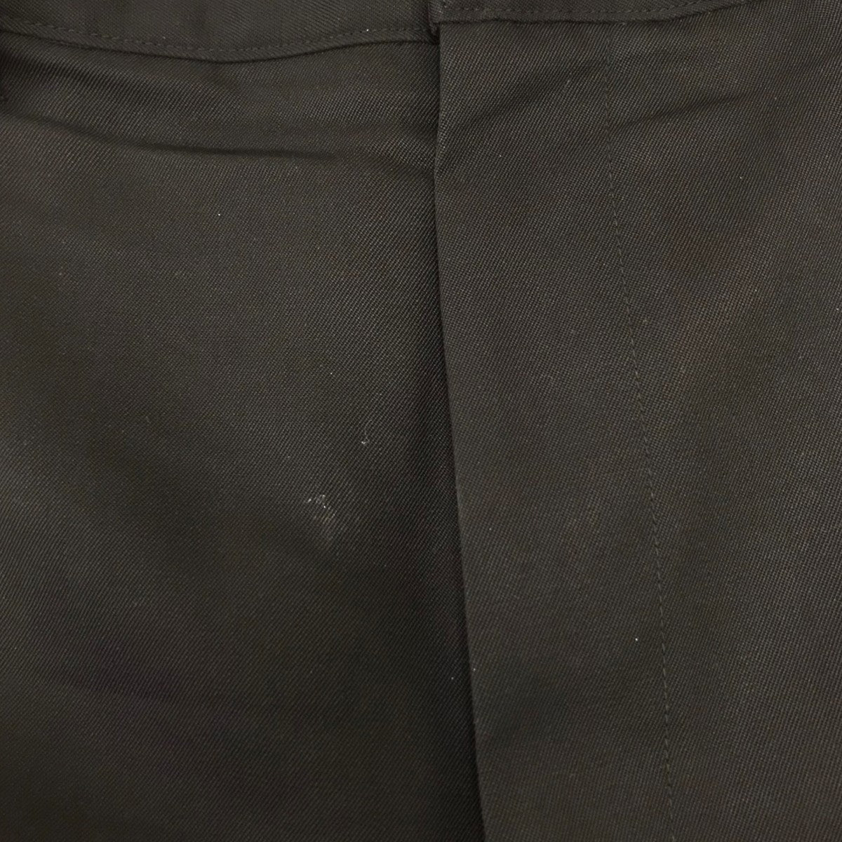 SELVAGE WOOL TAPERED SLACKS スラックス