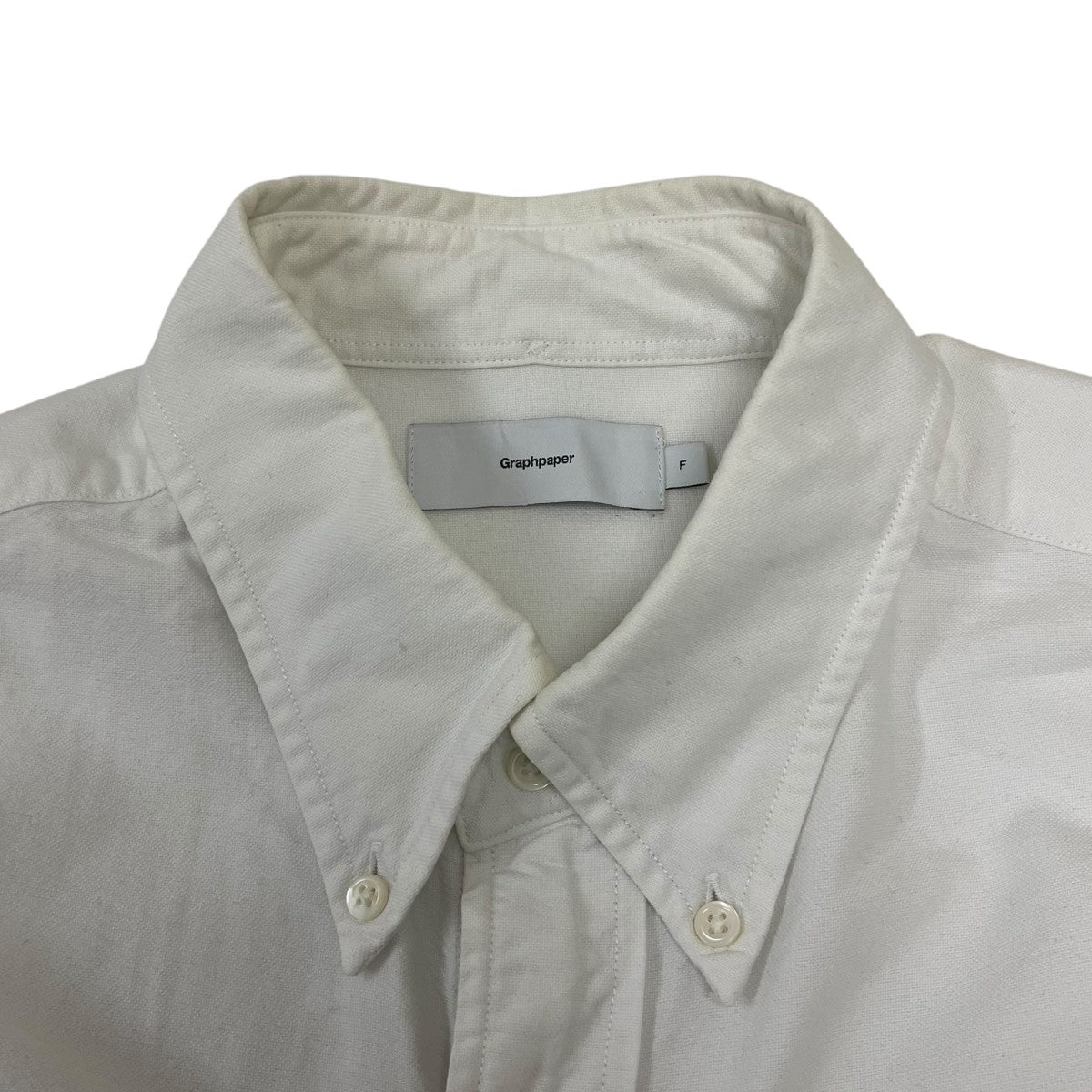 Graphpaper Oxford Oversized L SB 長袖シャツ 古着・中古-6枚目のアイテム画像