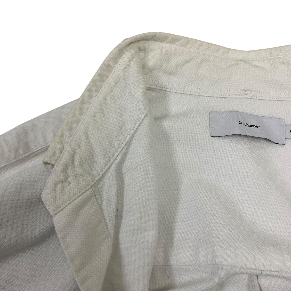 Graphpaper Oxford Oversized L SB 長袖シャツ 古着・中古-7枚目のアイテム画像