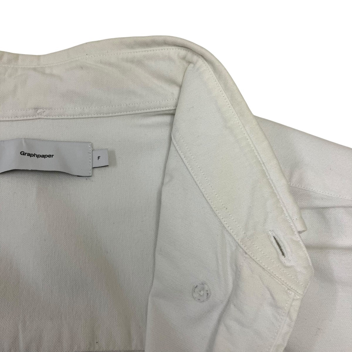 Graphpaper Oxford Oversized L SB 長袖シャツ 古着・中古-8枚目のアイテム画像