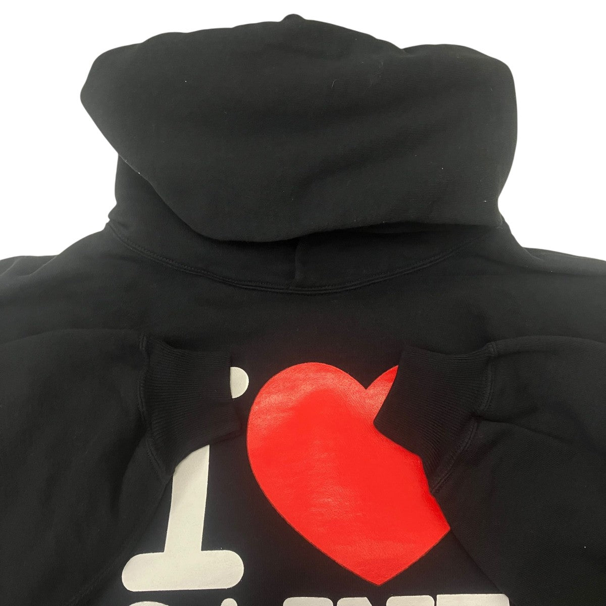 SAINT MICHAEL(セントマイケル) HOODIE I LOVE SAINT BLACK プル