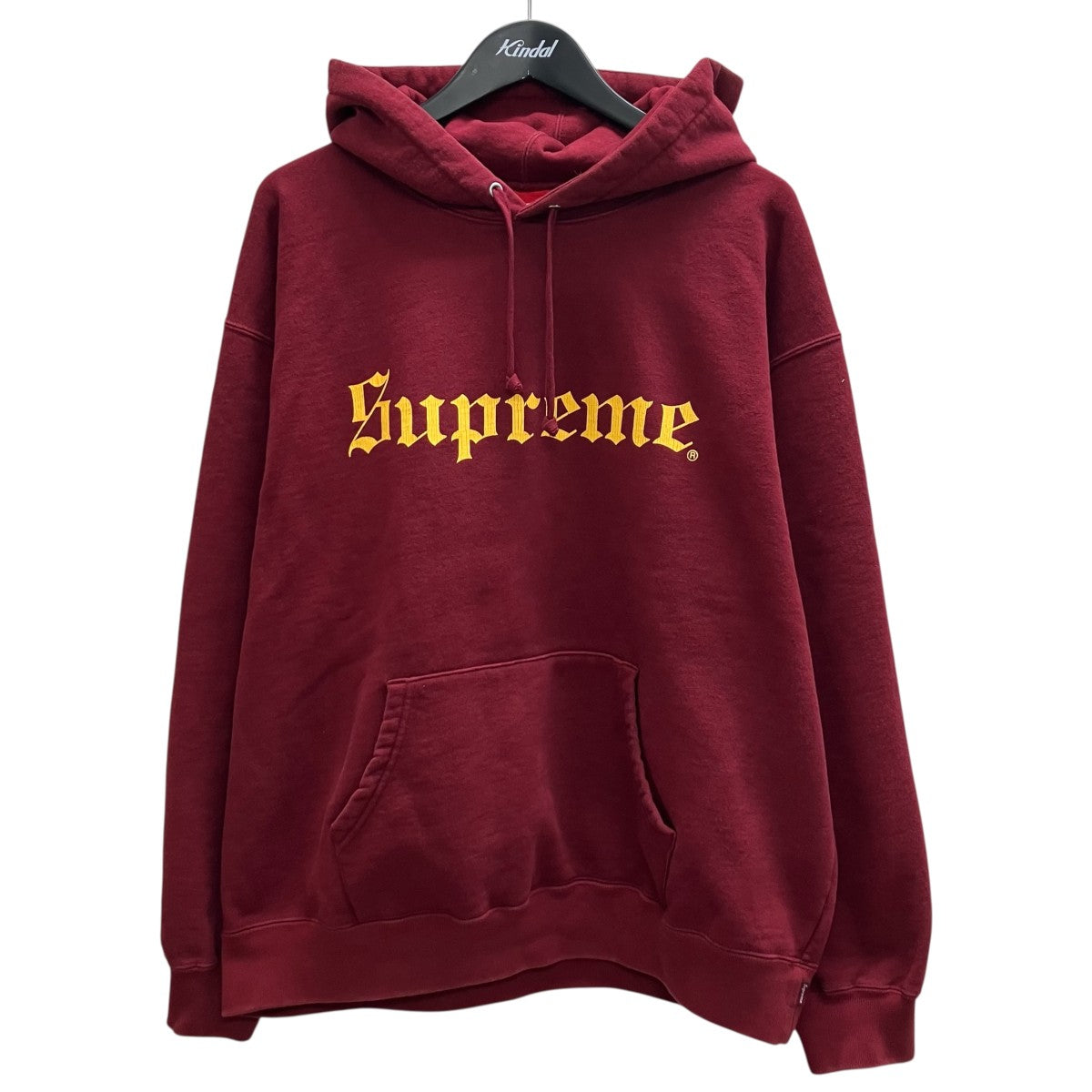 25AWwashed old english hooded sweatshirtウォッシュドオールドイングリッシュパーカー