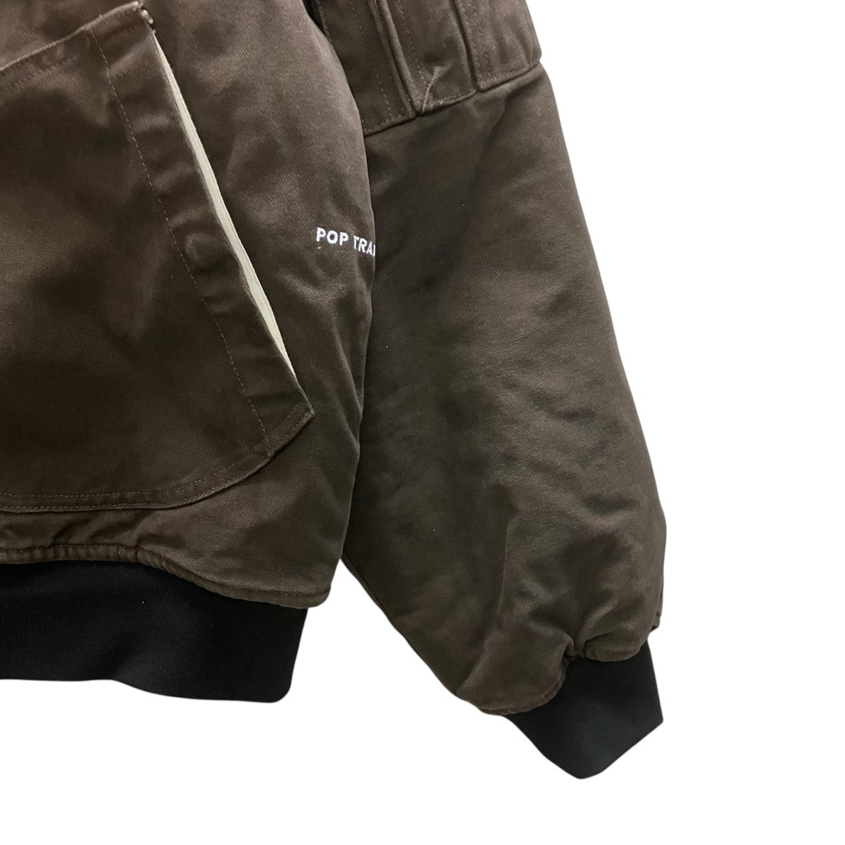 POP TRADING COMPANY 25AWHooded Flight Jacketフーデッドジャケット 古着・中古-5枚目のアイテム画像