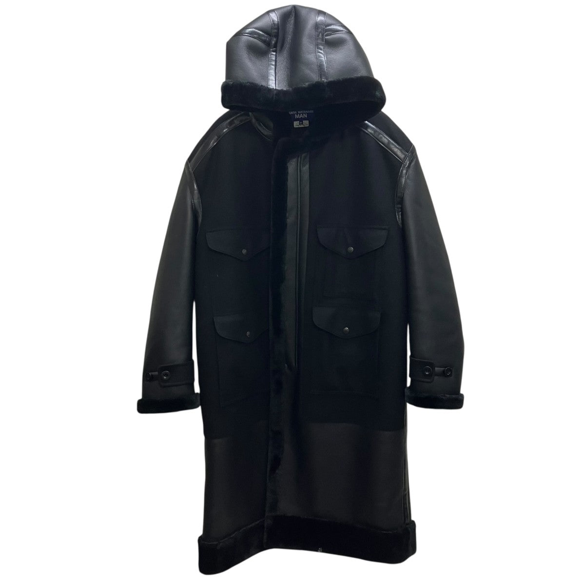 JUNYA WATANABE CDG×FILSON GARMENT フェイクレザーコート 古着・中古-1枚目のアイテム画像