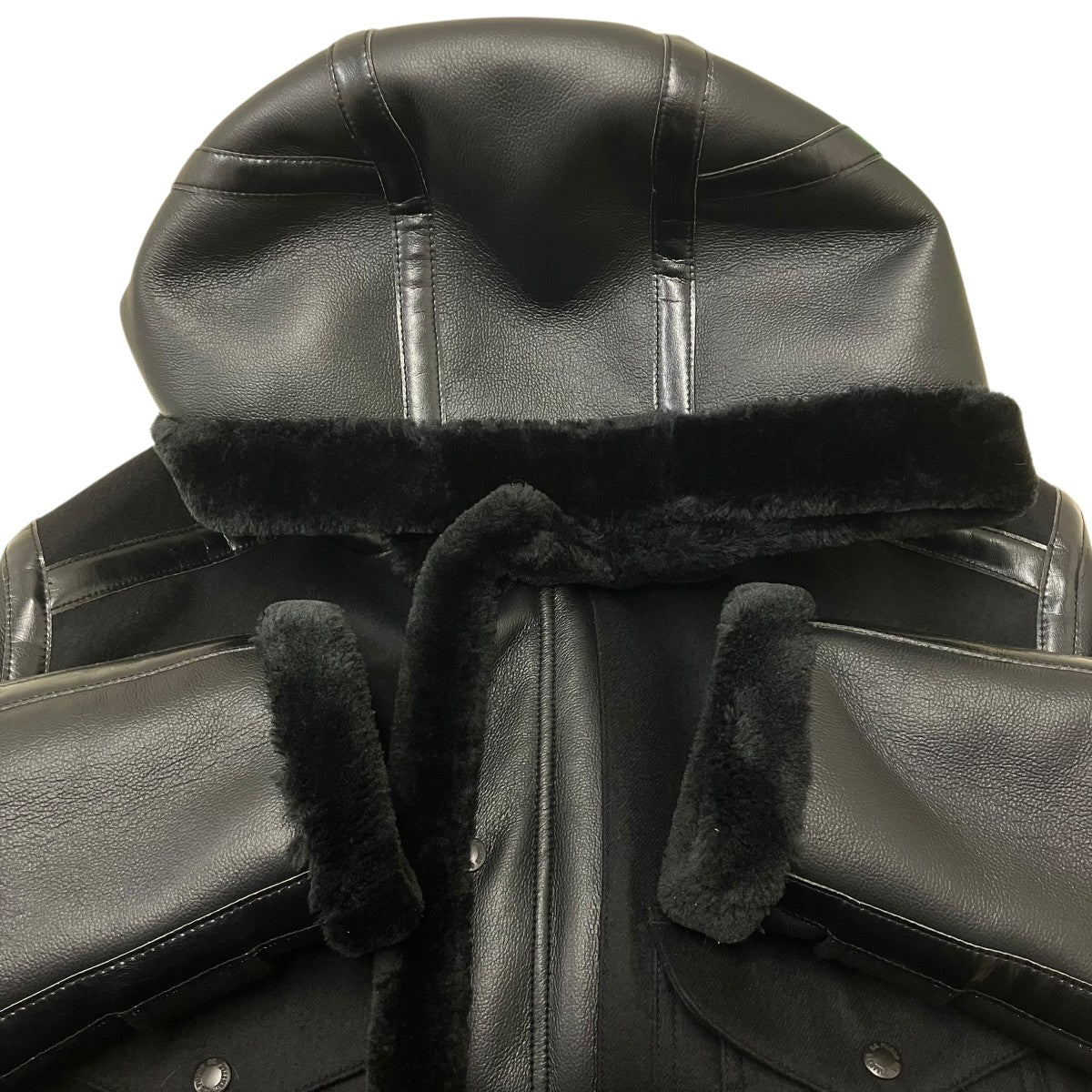 JUNYA WATANABE CDG×FILSON GARMENT フェイクレザーコート 古着・中古-5枚目のアイテム画像