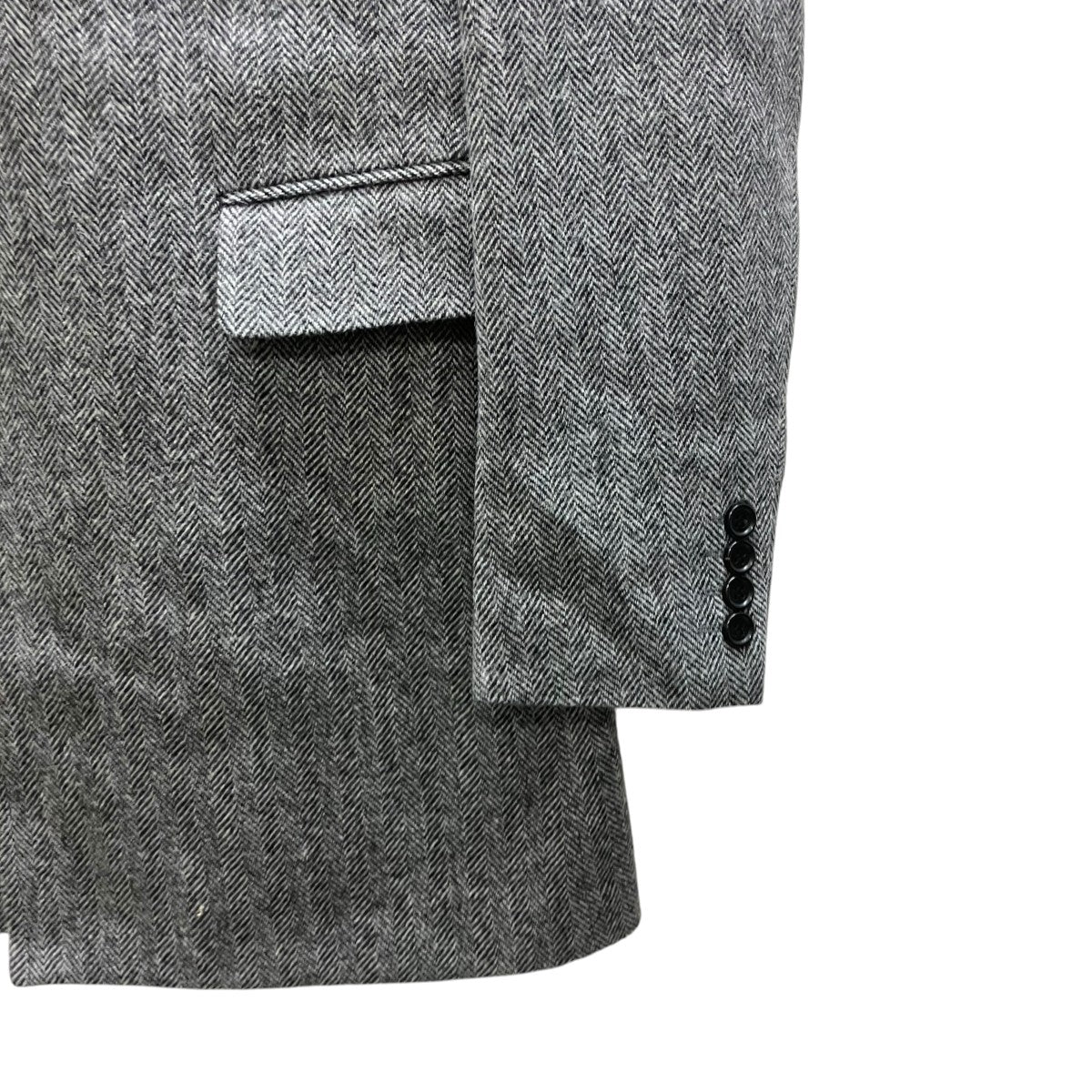 COMME des GARCONS ウールジップジャケット 古着・中古-5枚目のアイテム画像