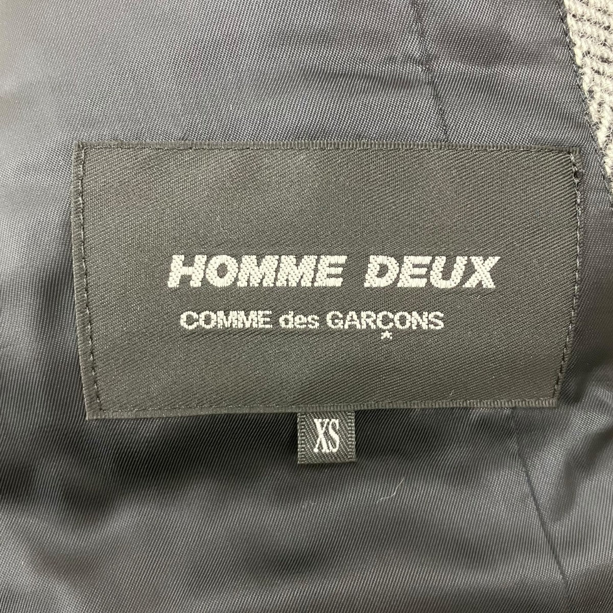 COMME des GARCONS ウールジップジャケット 古着・中古-7枚目のアイテム画像
