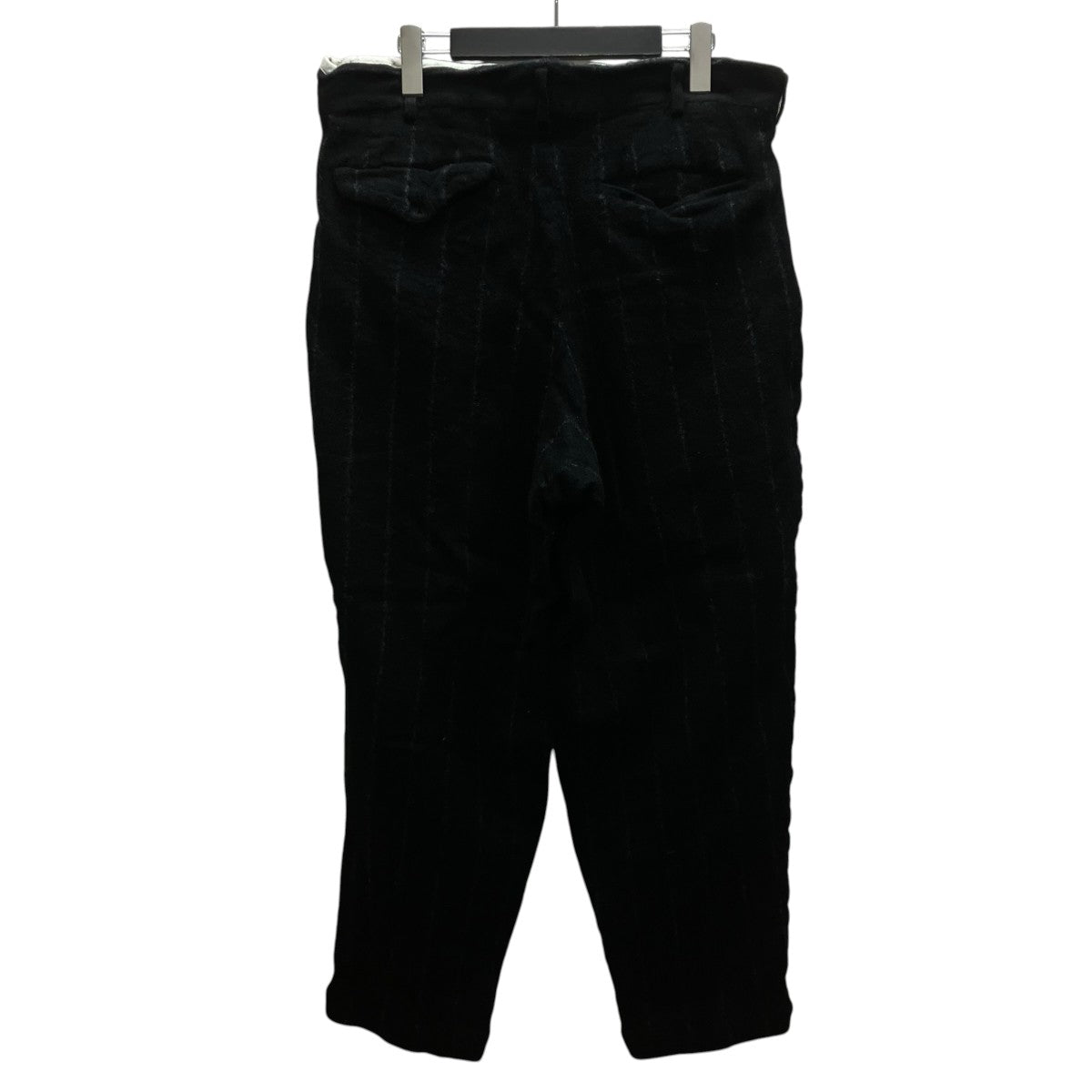 COMME des GARCONS HOMME ウール縮絨ストライプパンツ 古着・中古-3枚目のアイテム画像