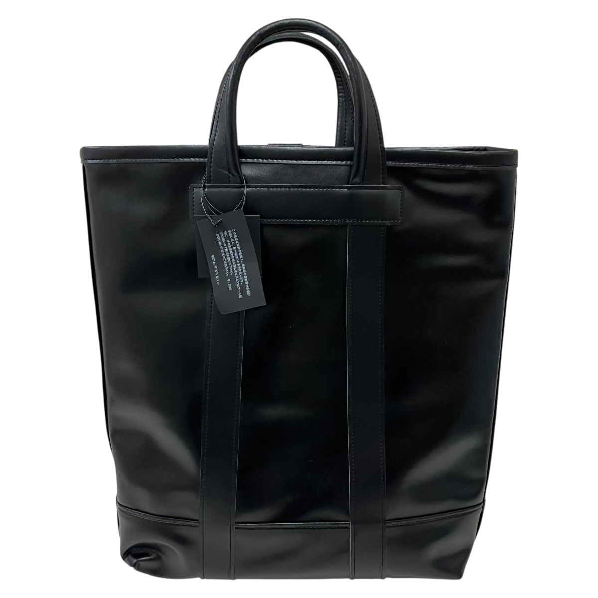 COMME des GARCONS HOMME DEUX フェイクレザーハンドバッグ 古着・中古-2枚目のアイテム画像