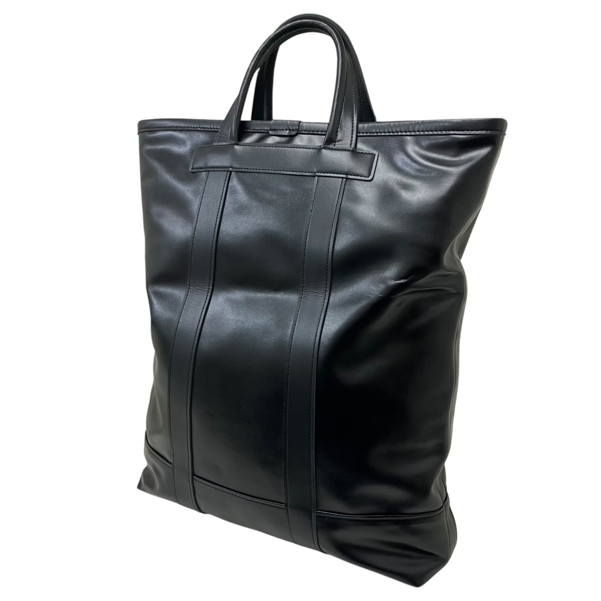 homme deux comme des garcons フェイクレザーハンドバッグ 古着・中古-1枚目のアイテム画像