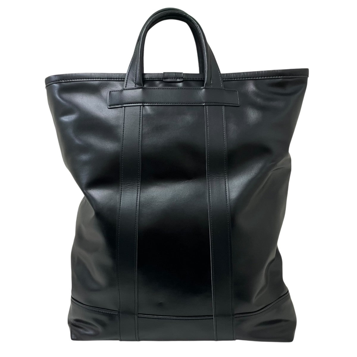 homme deux comme des garcons フェイクレザーハンドバッグ 古着・中古-2枚目のアイテム画像