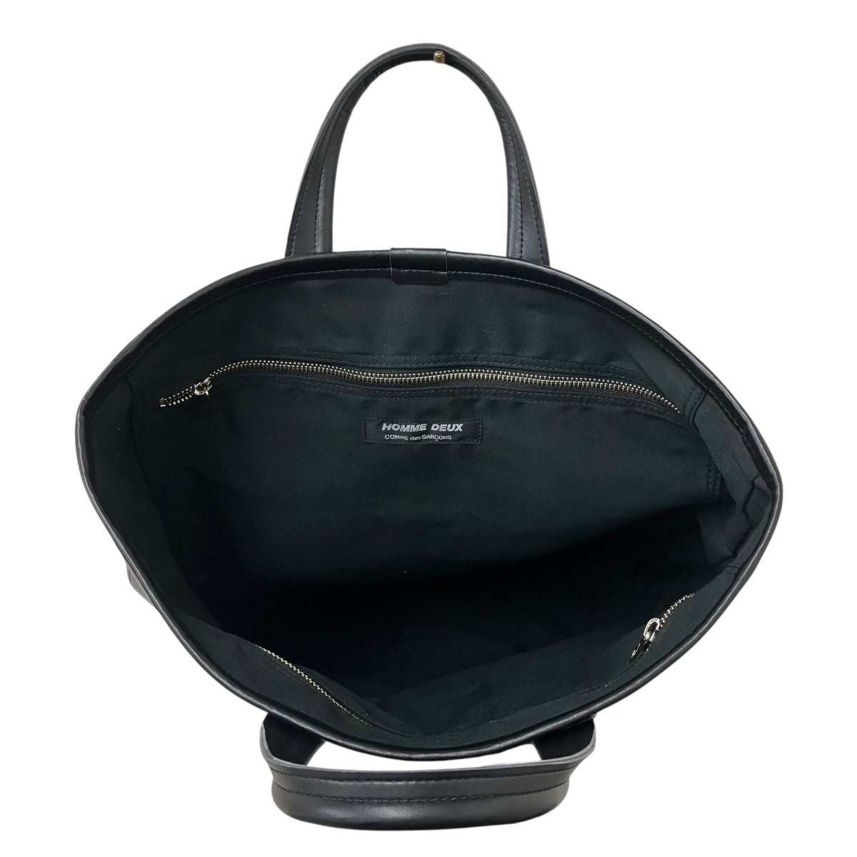 homme deux comme des garcons フェイクレザーハンドバッグ 古着・中古-6枚目のアイテム画像