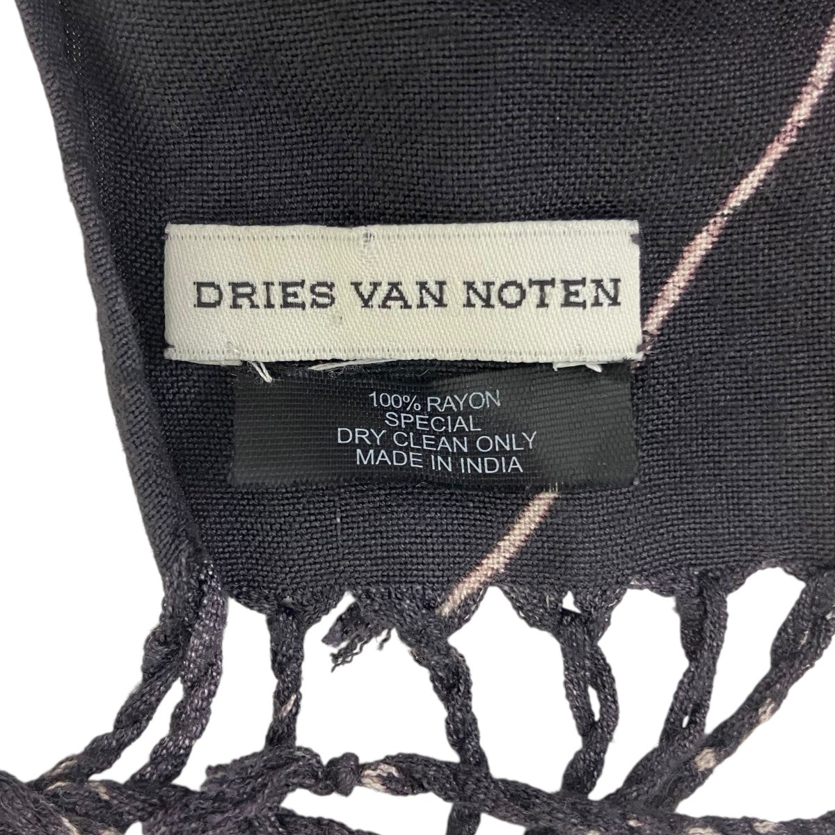 DRIES VAN NOTEN 総柄ストール 古着・中古-3枚目のアイテム画像