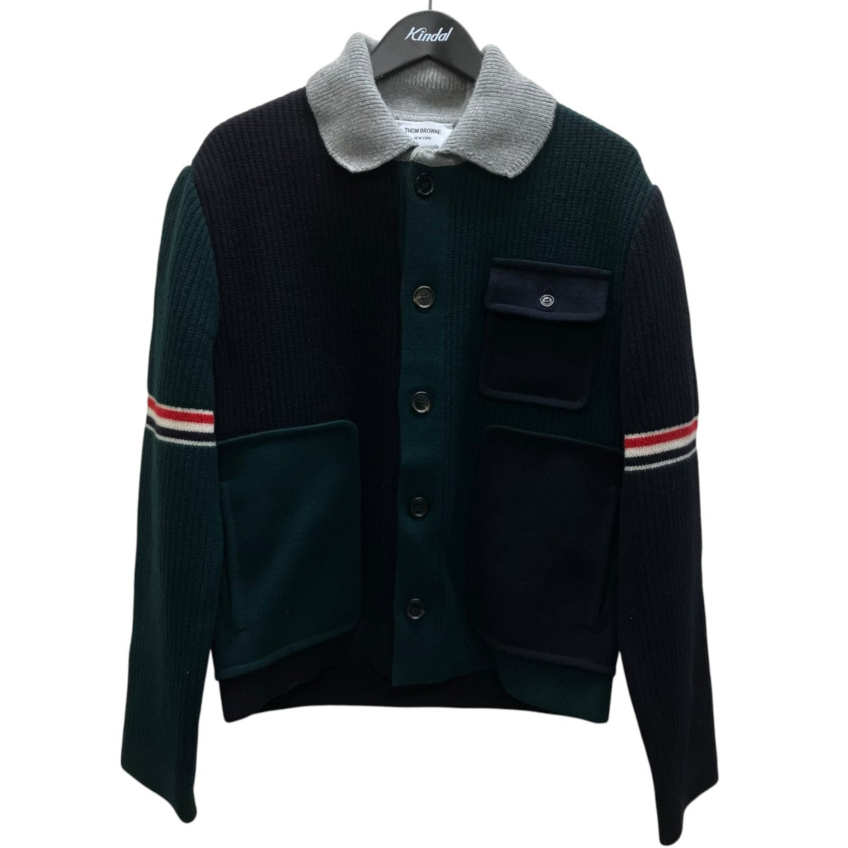 Thom Browne パッチワークカーディガン 古着・中古-1枚目のアイテム画像