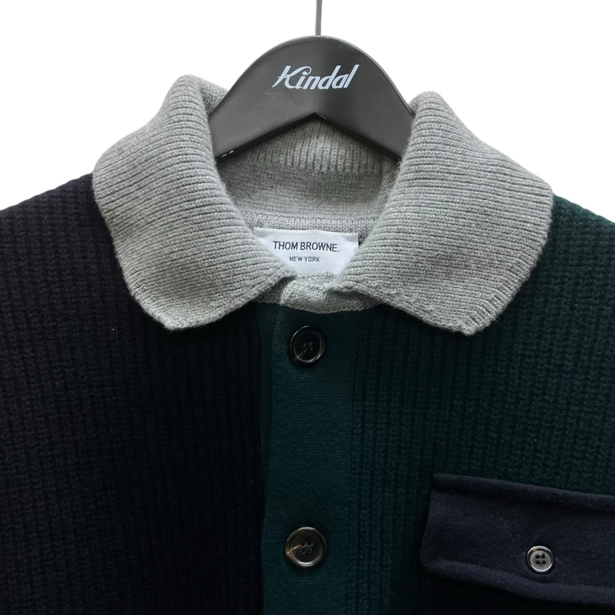 Thom Browne パッチワークカーディガン 古着・中古-2枚目のアイテム画像