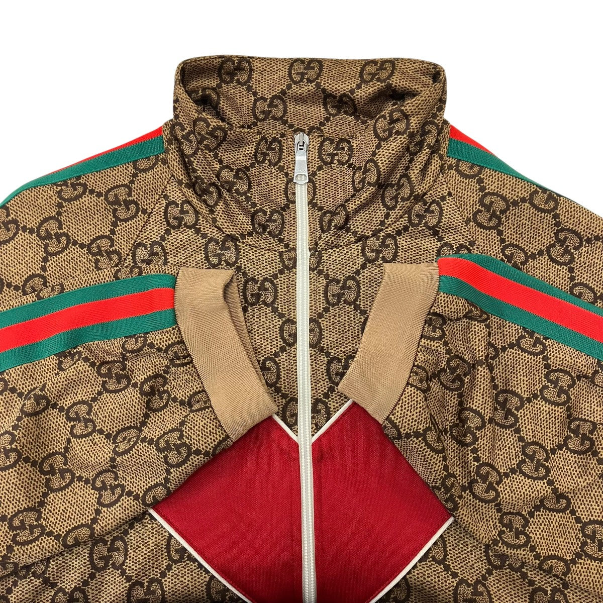 GUCCI(グッチ) GGプリント テクニカルジャージートラックジャケット