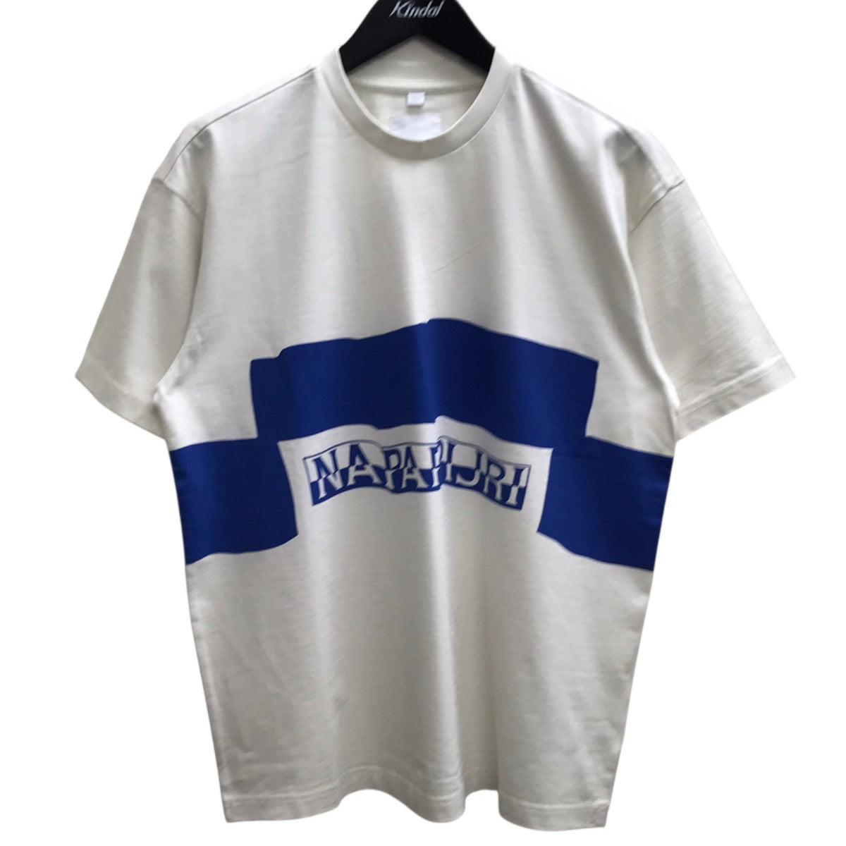 NAPAPIJRI 26SSSIRI SS WHT BLU プリントTシャツ 古着・中古-1枚目のアイテム画像
