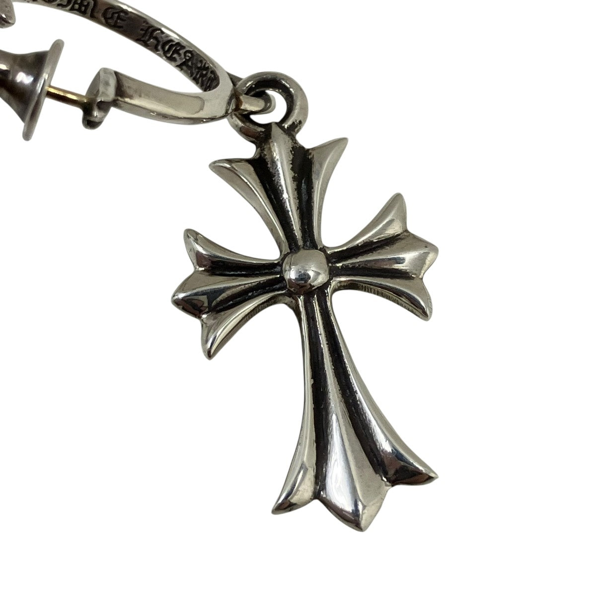 CHROME HEARTS TINY CH CROSSタイニーイヤリング 古着・中古-6枚目のアイテム画像