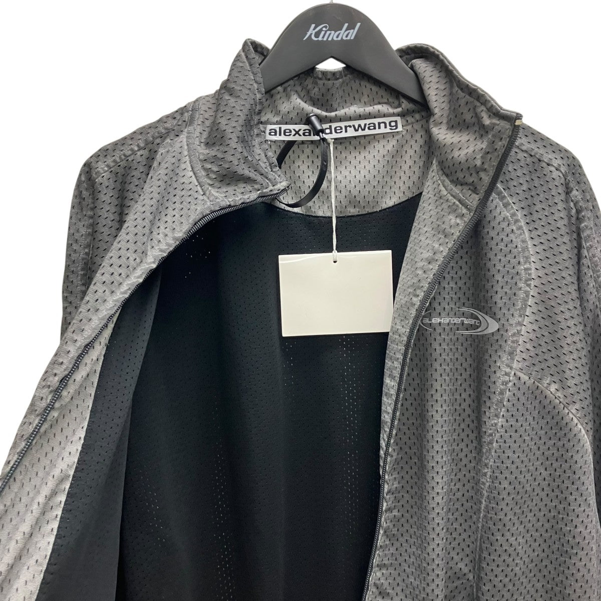 ALEXANDER WANG ダブルジップメッシュトラックジャケット 古着・中古-5枚目のアイテム画像