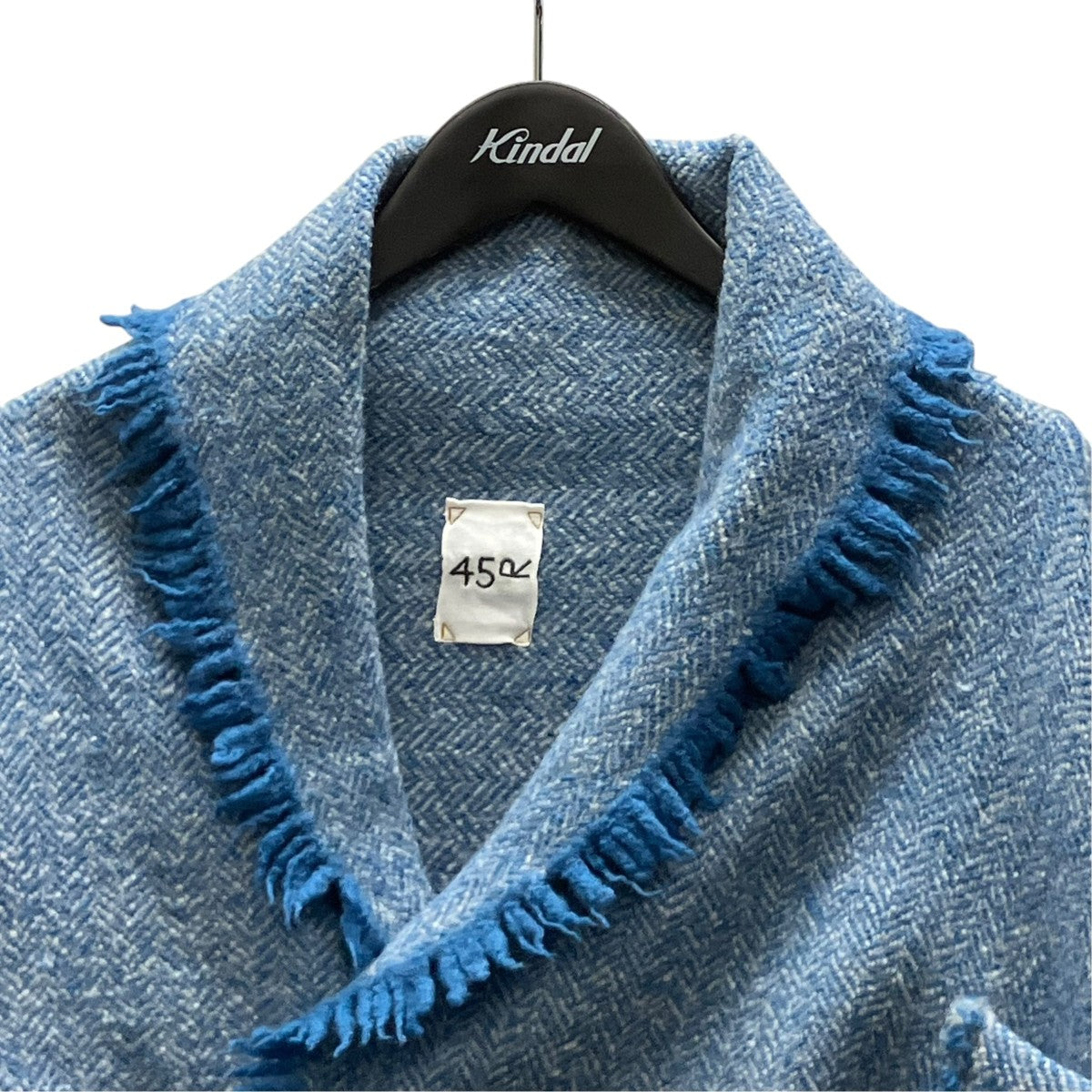 45R ウールショートポンチョ 古着・中古-2枚目のアイテム画像