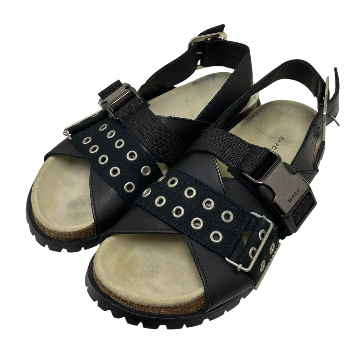 sacai×A．P．C． ベルトサンダル 古着・中古-1枚目のアイテム画像