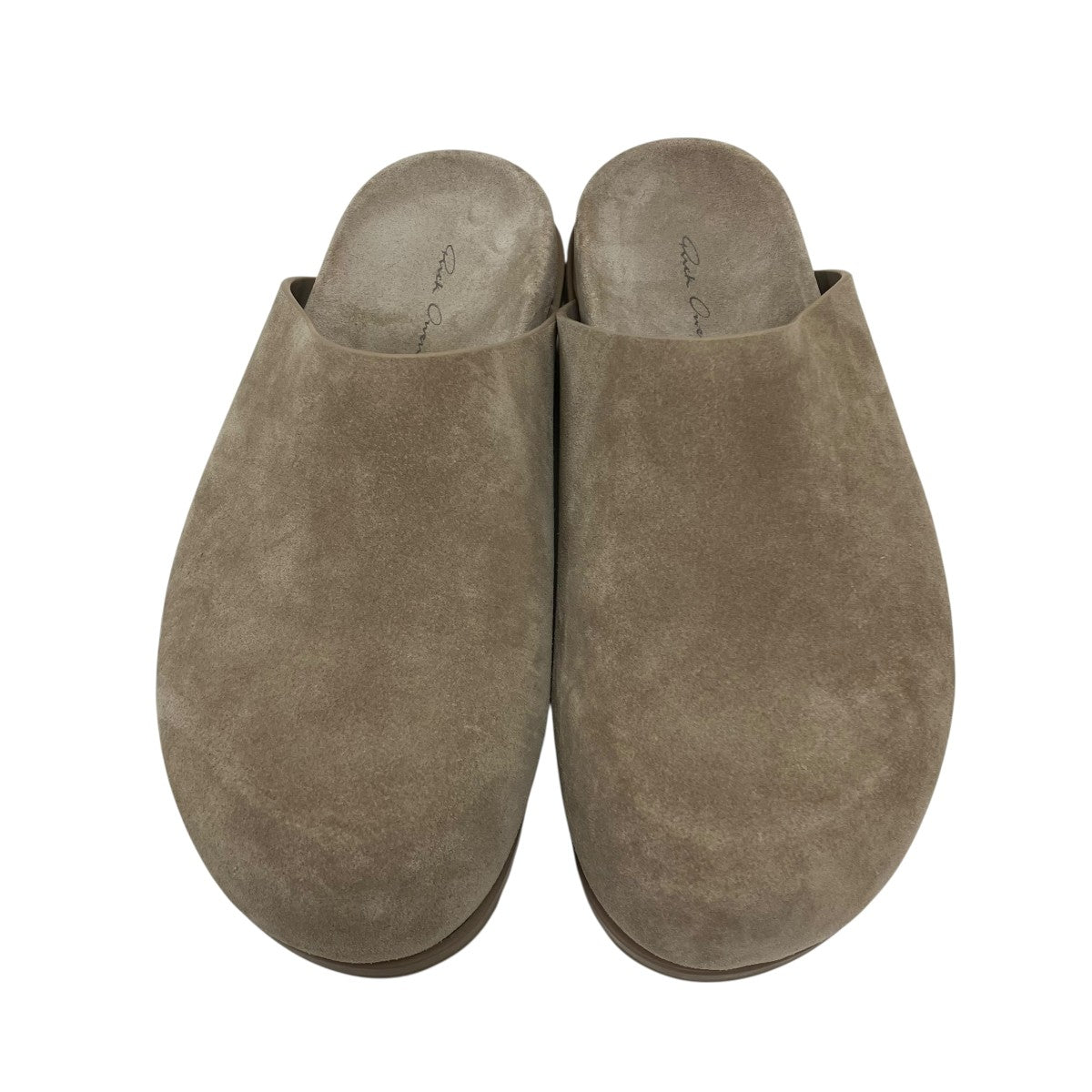 RICK OWENS スエードミュール 古着・中古-2枚目のアイテム画像