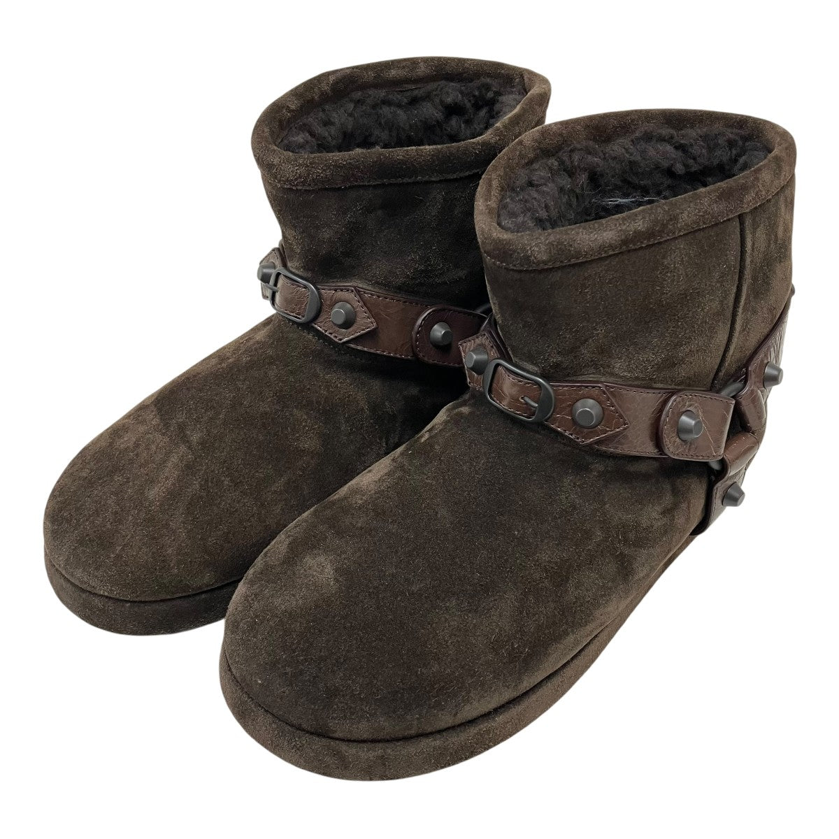 BALENCIAGA Alsaska Soft ankle bootsスウェードブーツ 古着・中古-1枚目のアイテム画像