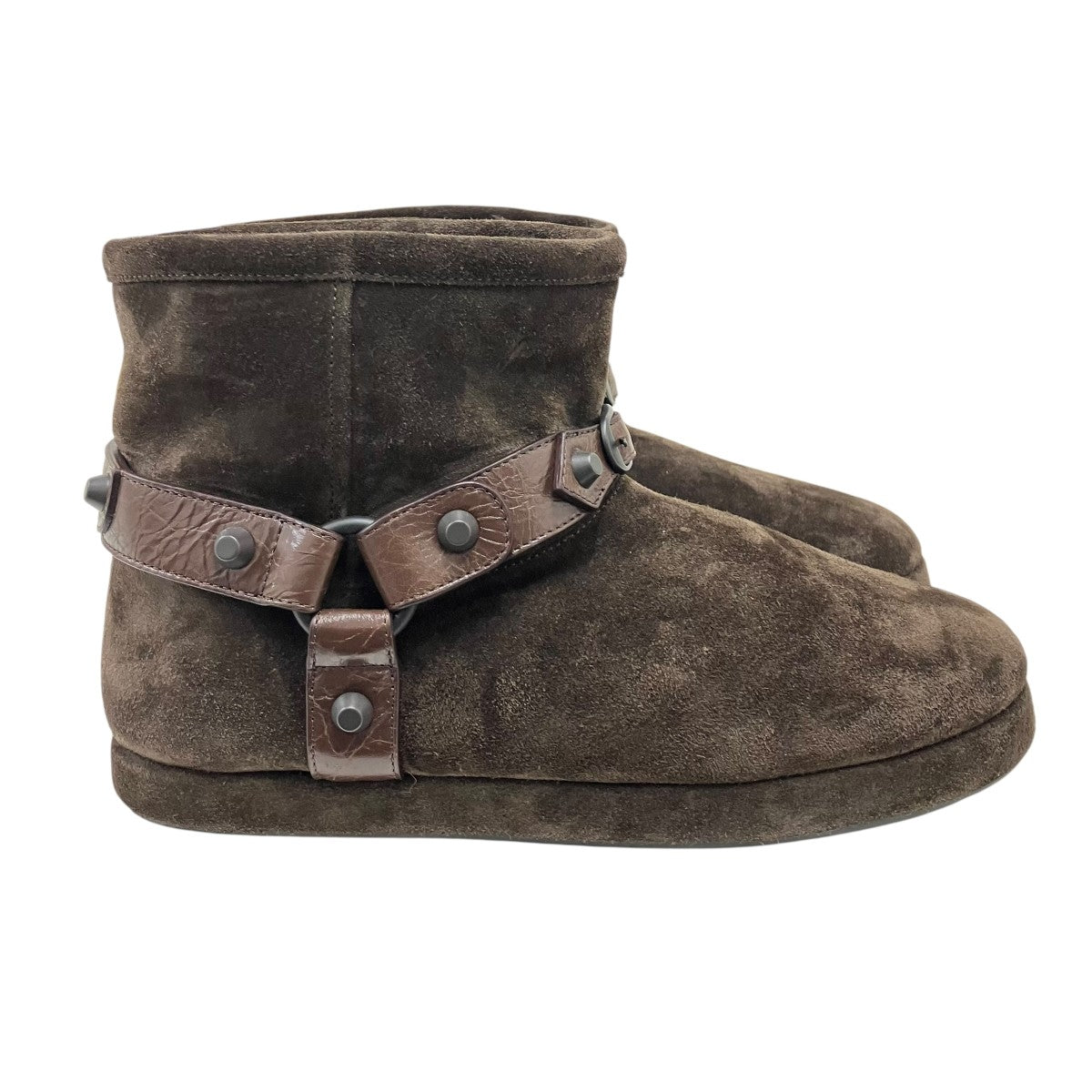 BALENCIAGA Alsaska Soft ankle bootsスウェードブーツ 古着・中古-4枚目のアイテム画像