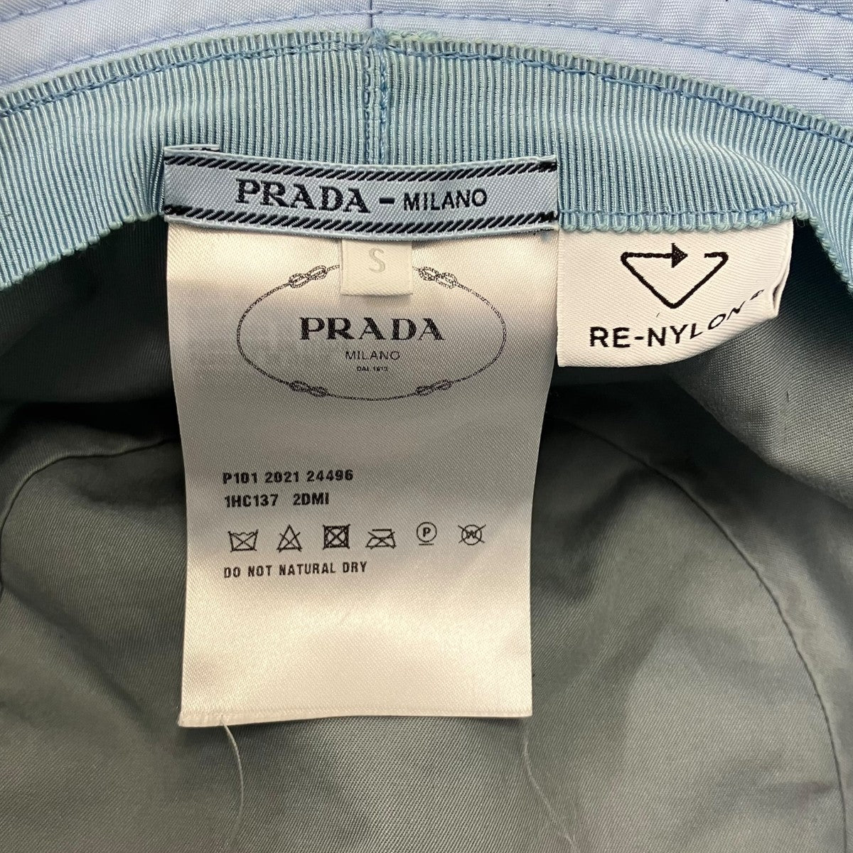 PRADA トライアングルロゴハット 古着・中古-5枚目のアイテム画像