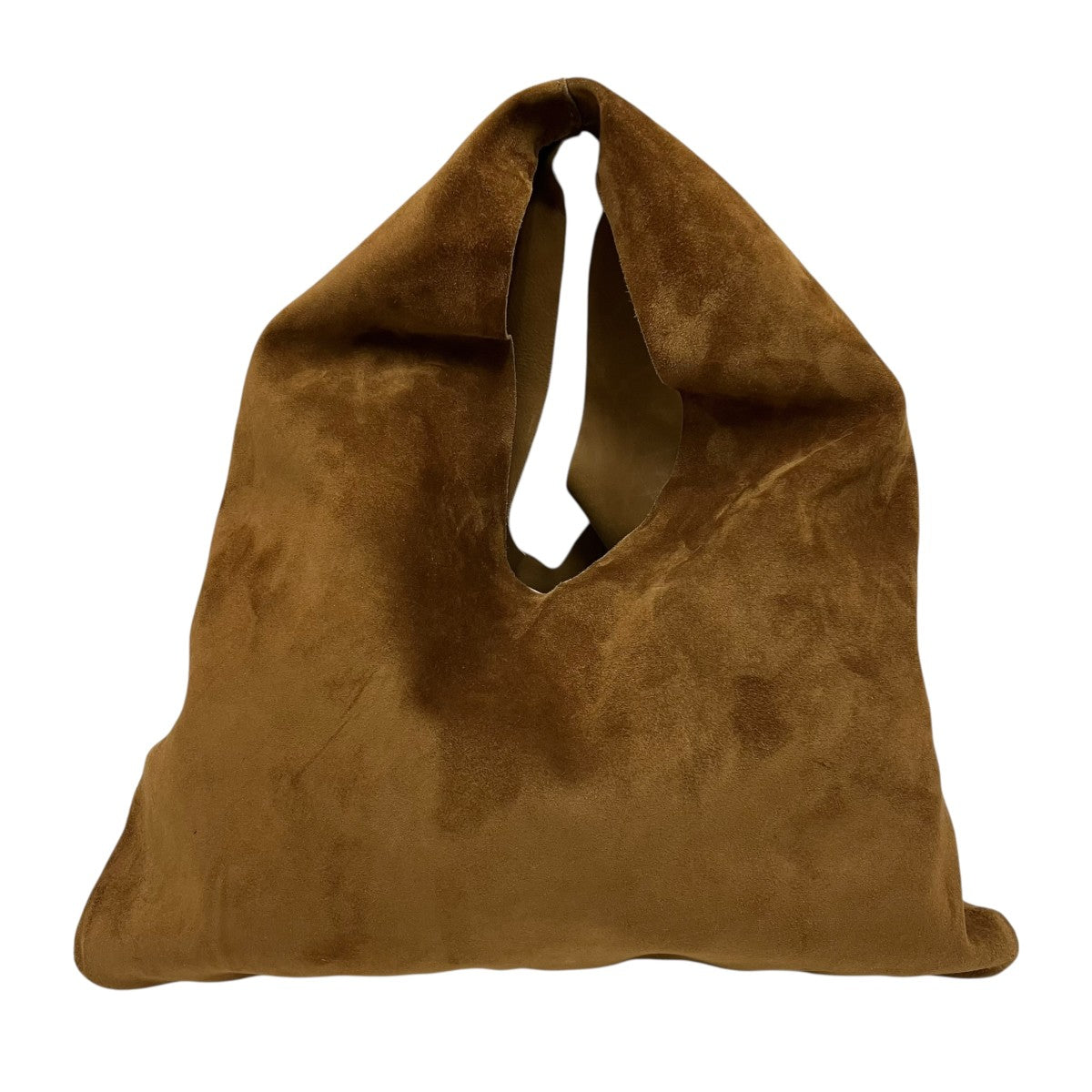 THE ROW ザ ロウ Bindle Handbag スエードレザーハンドバッグ  キャメル THE ROW - THE ROW ザ ロウ Bindle Handbag スエードレザー
