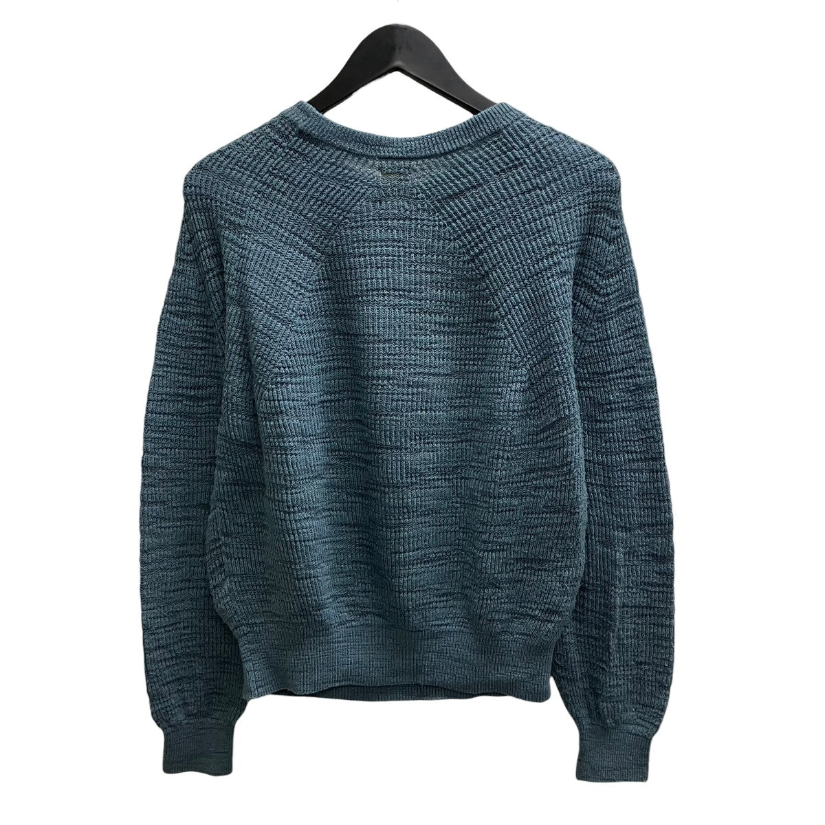 BATONER SLUBY SIGNATURE CREW NECK 薄手ニット 古着・中古-2枚目のアイテム画像