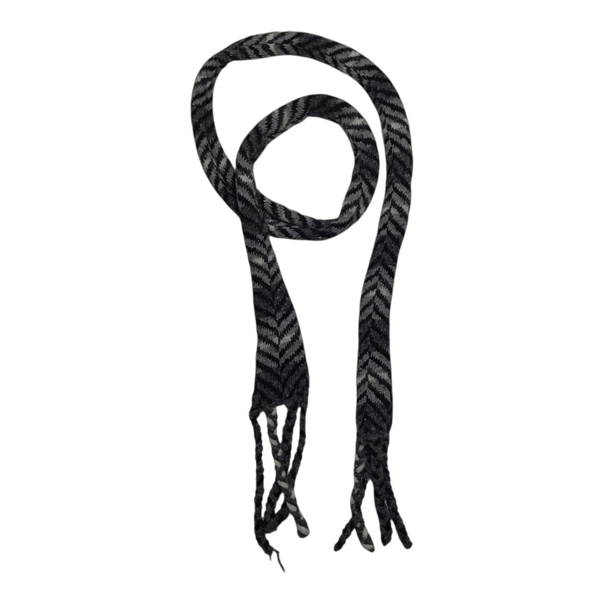 Knitted Grey Scarf
