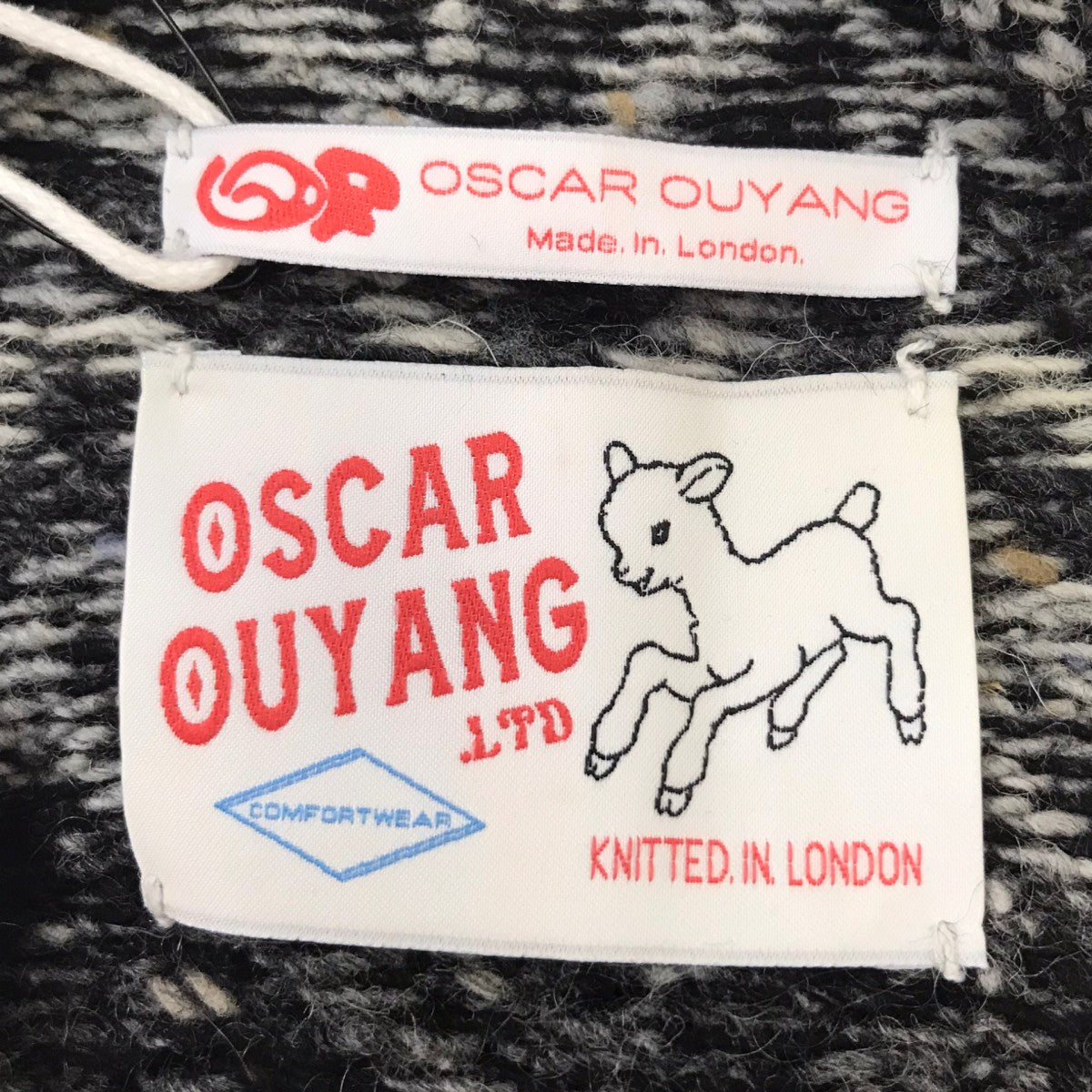Knitted Grey Scarf