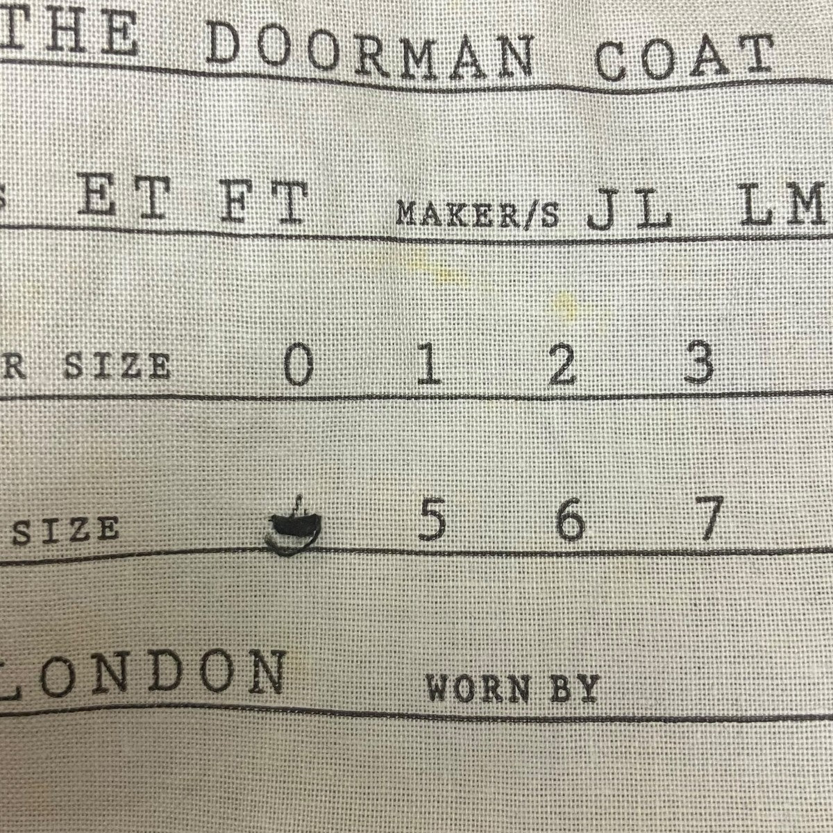 toogood THE DOORMAN COAT 古着・中古-6枚目のアイテム画像