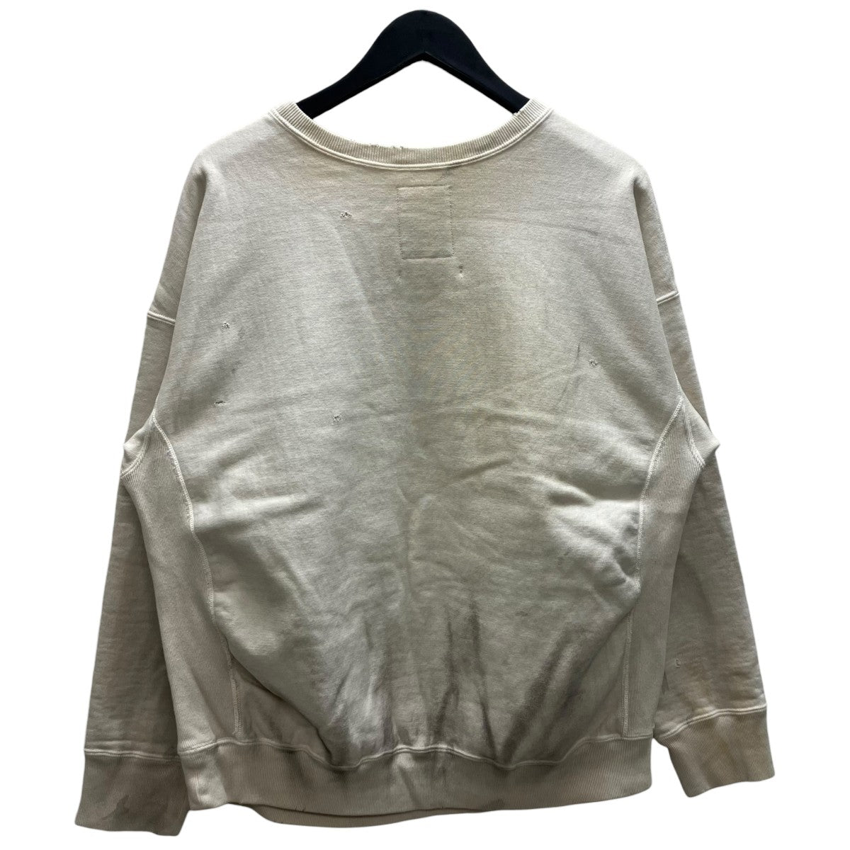 UNIV．MACLARENLETTERING SWEATSHIRTダメージ加工スウェット